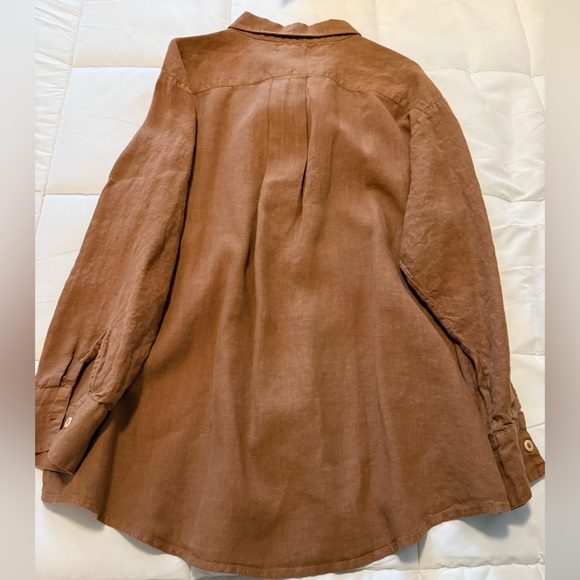 MATE the Label oversized linen Button-Up Shirt - Picture 4 of 4